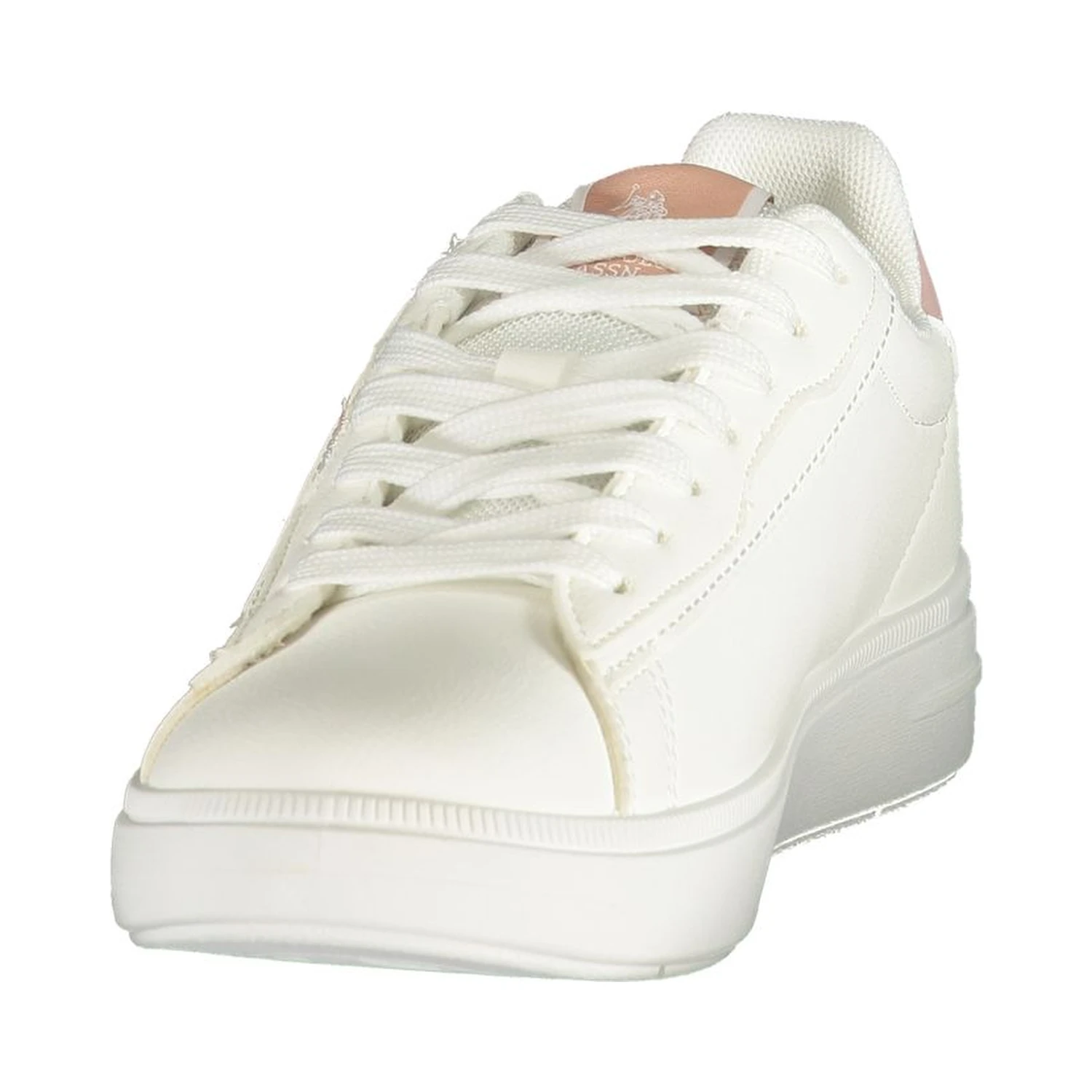 White Polyurethane Women's Sneaker
