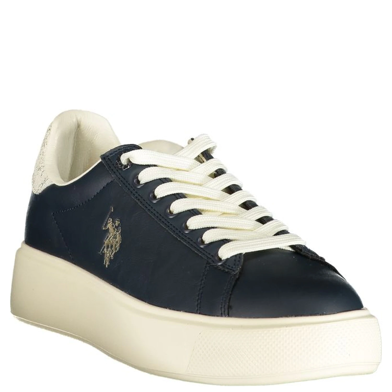 Blue Polyurethane Womens Sneaker