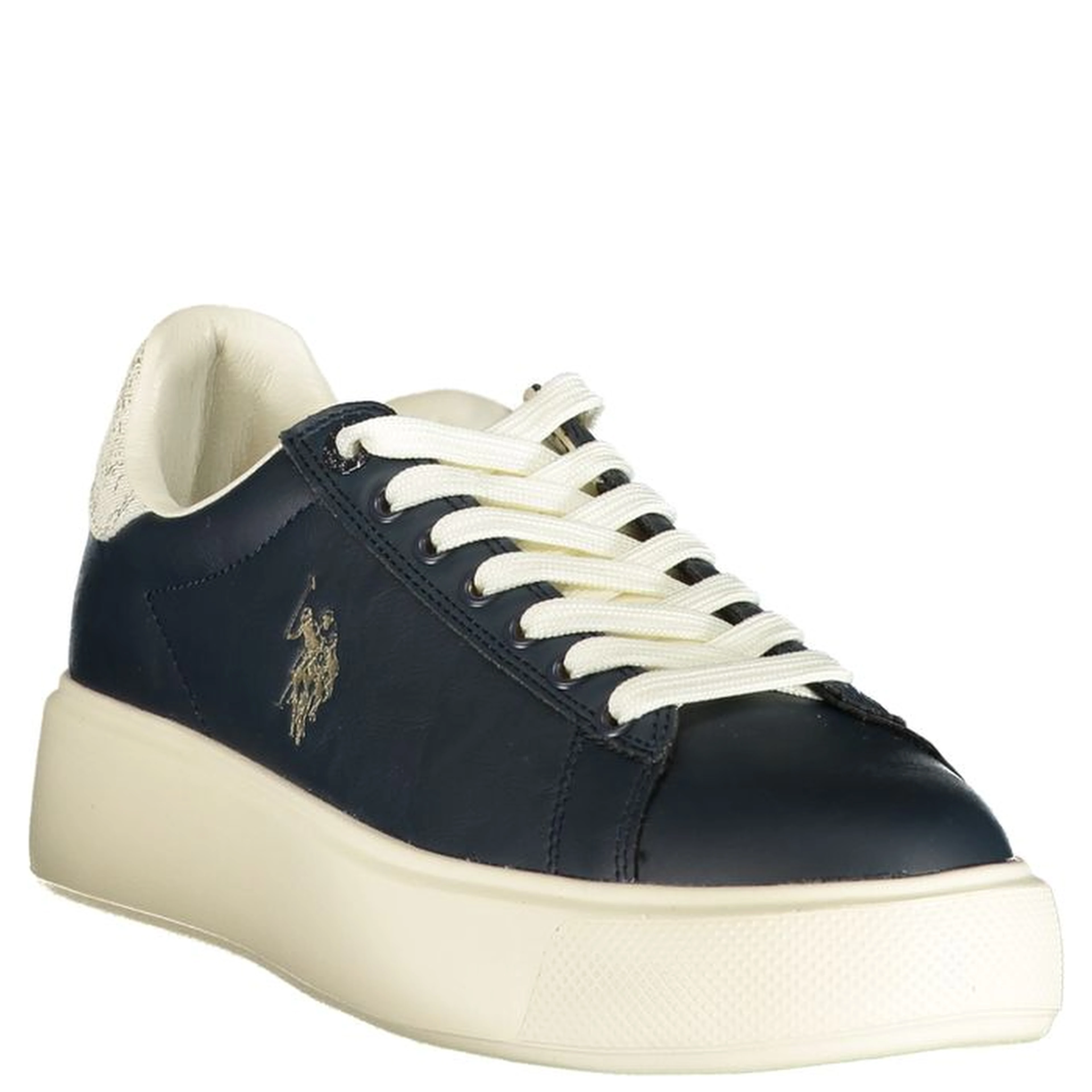 Blue Polyurethane Womens Sneaker