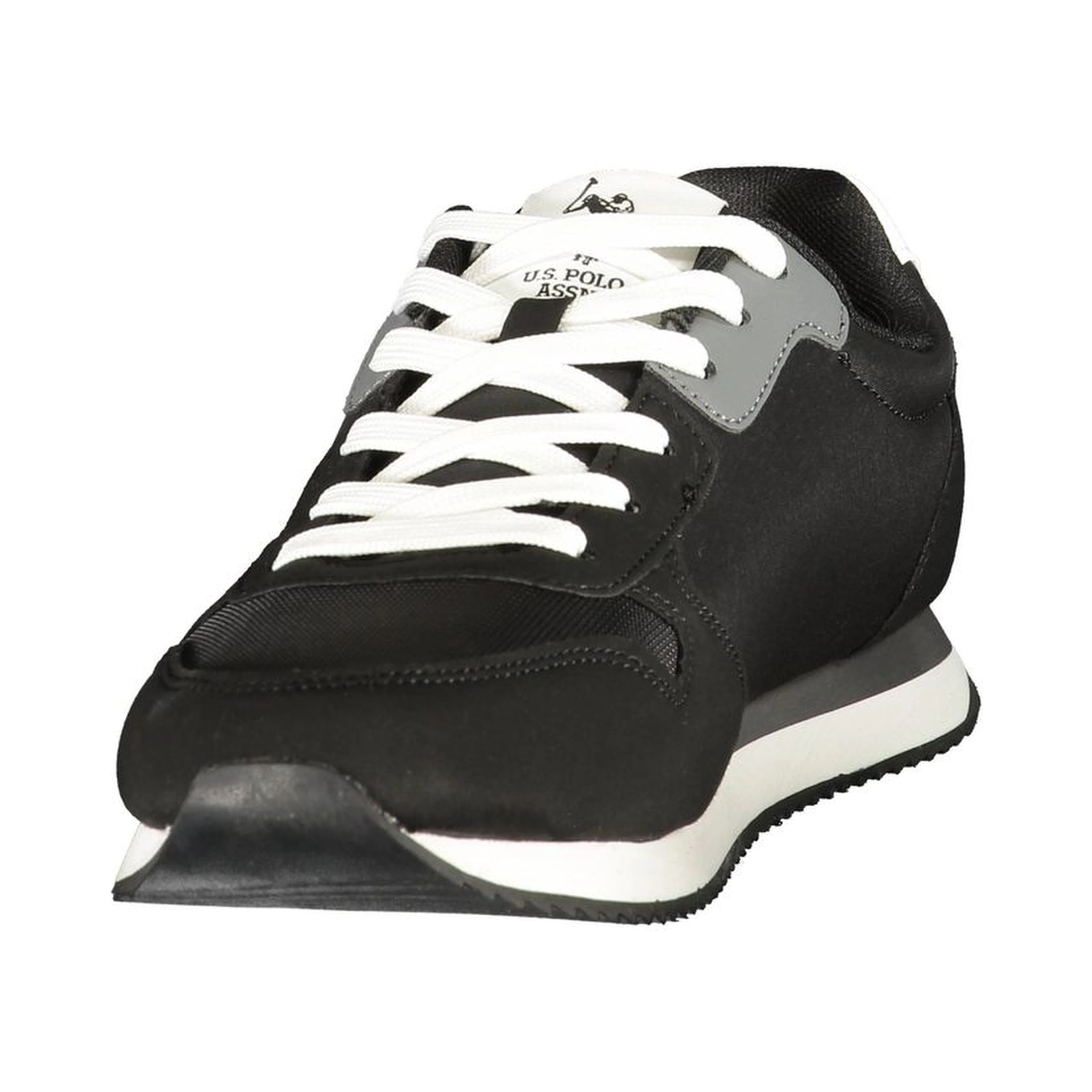 Black Polyurethane Men's Sneaker