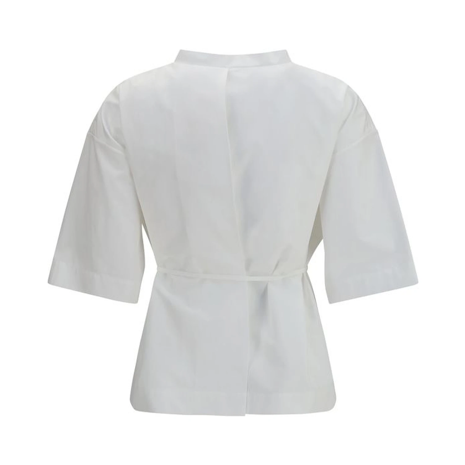 White Cotton Shortsleeve Shirt