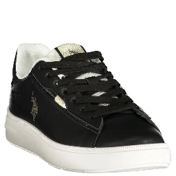 Nero Polyurethane Women's Sneaker