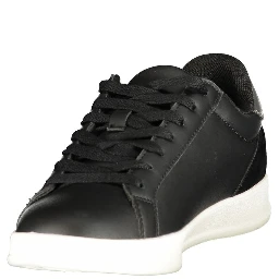 Black Polyurethane Women's Sneaker