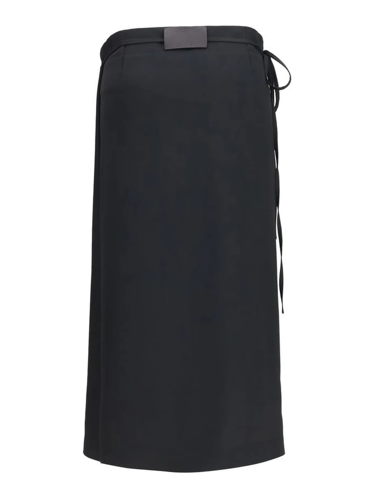 Black Viscose Long Skirt alternative