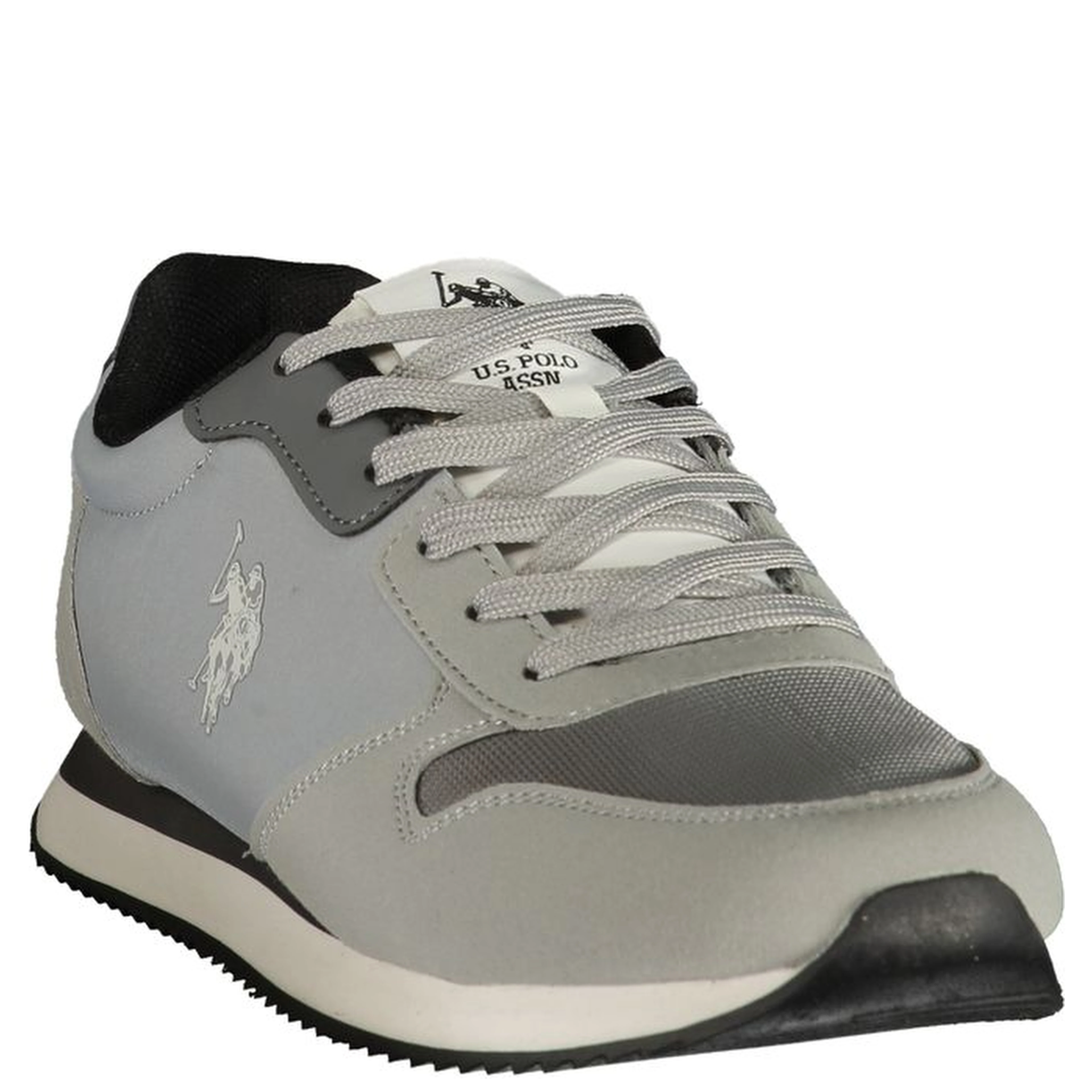 Dark Grey Polyurethane Men's Sneaker
