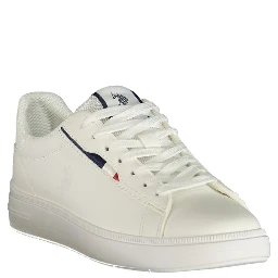 White Polyester Women's Sneaker
