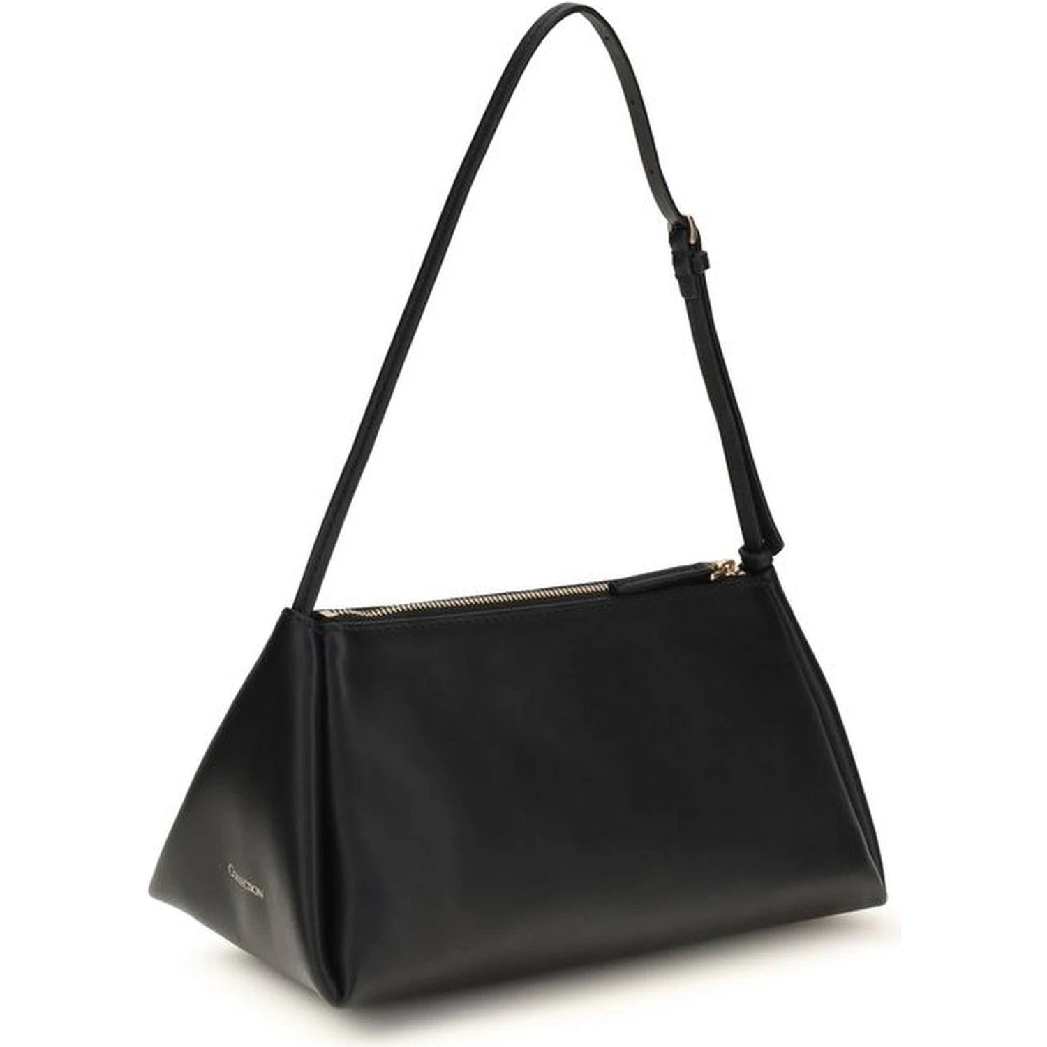 Black Calf Leather Bos Taurus Shoulder Bag