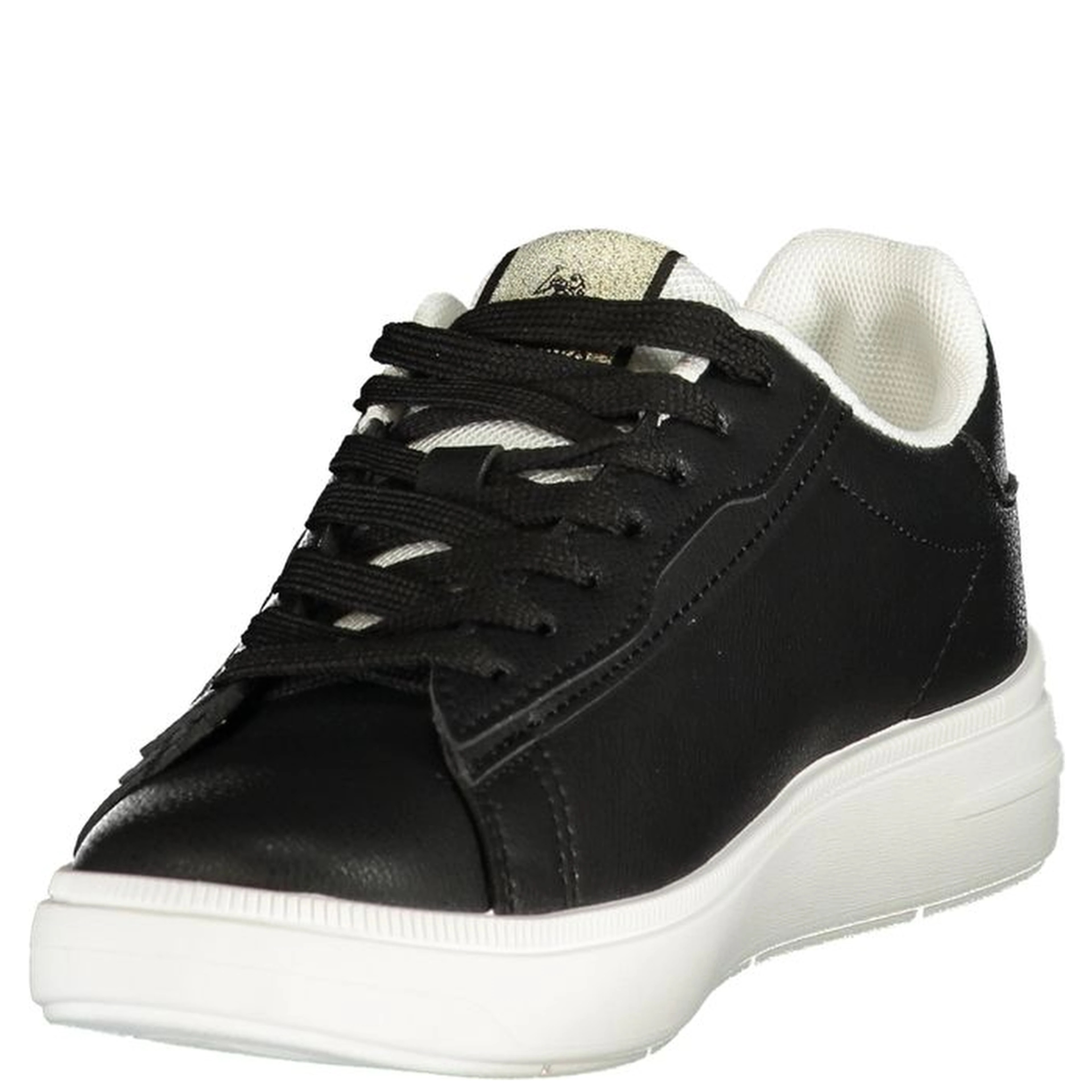 Nero Polyurethane Women's Sneaker