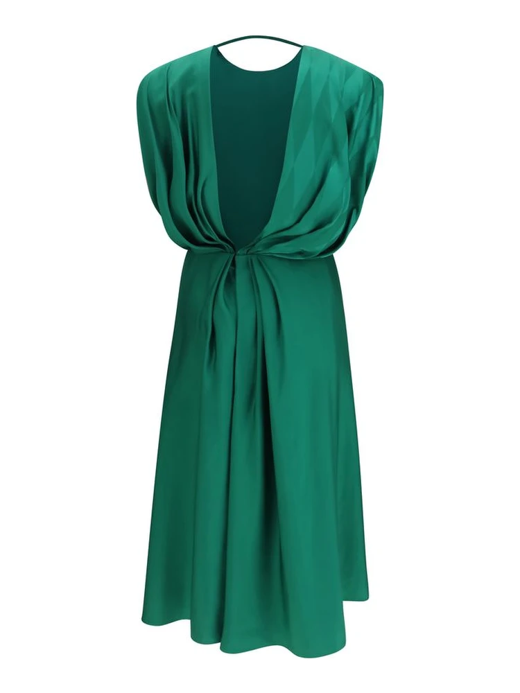 Bicolor Silk Casual Dress alternative