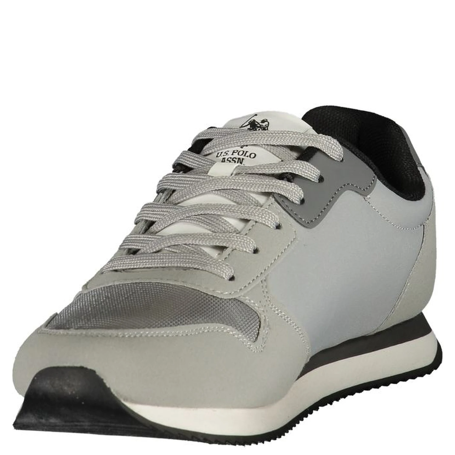Dark Grey Polyurethane Men's Sneaker