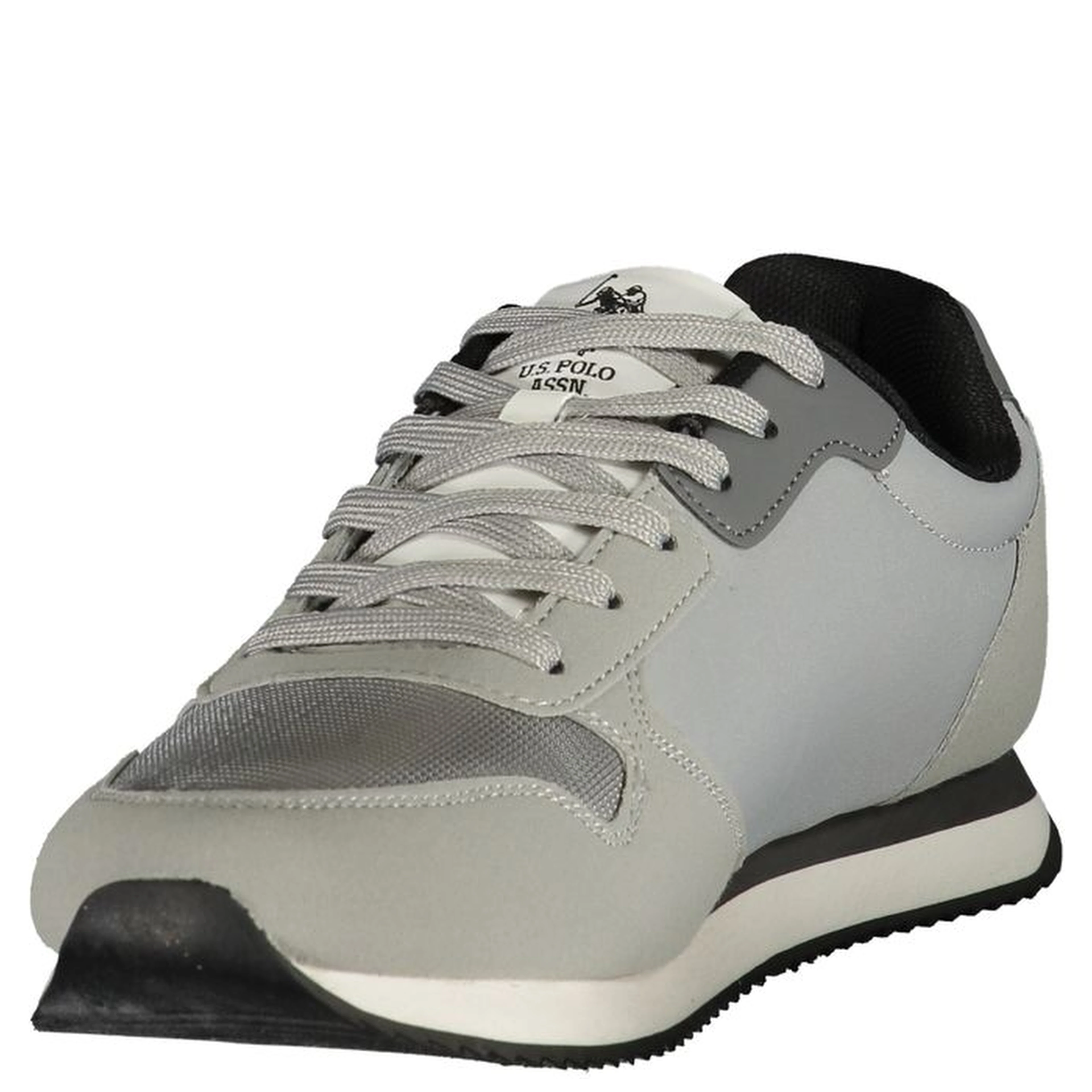 Dark Grey Polyurethane Men's Sneaker