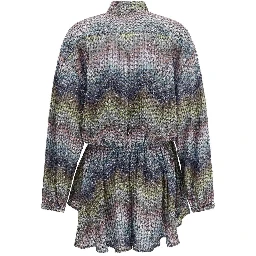 Multicolor Viscose Casual Dress