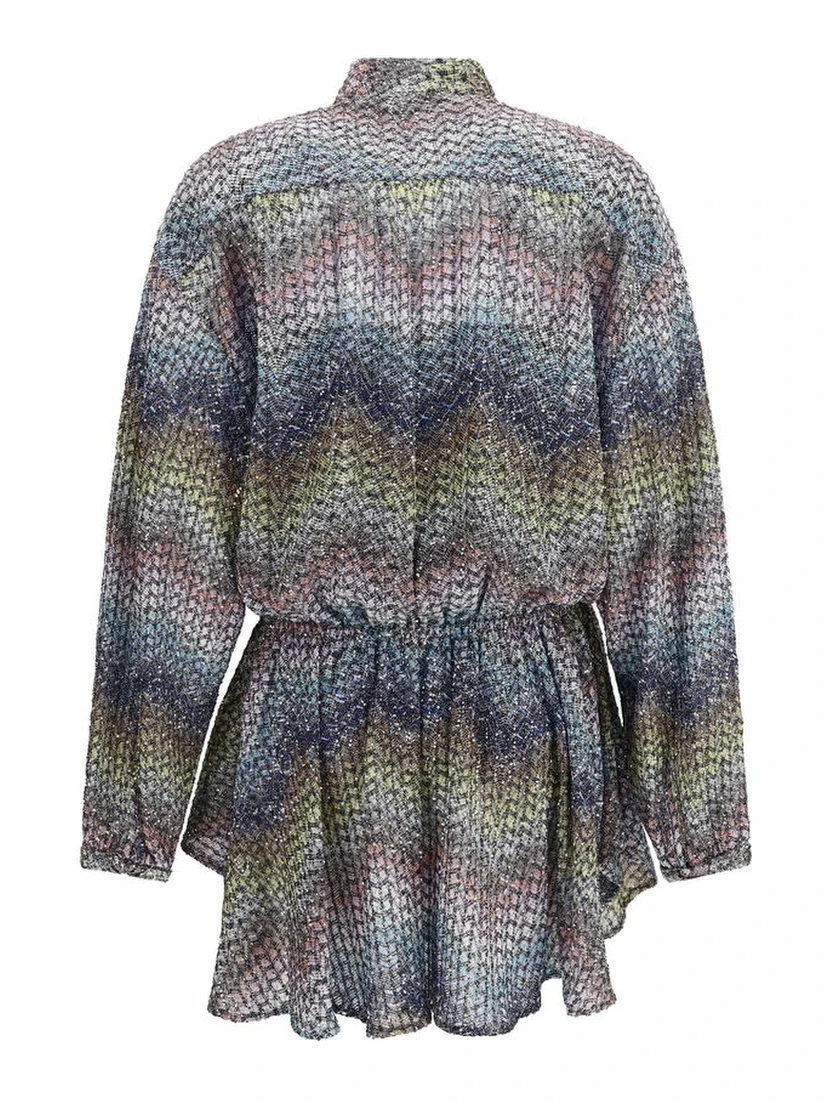 Multicolor Viscose Casual Dress