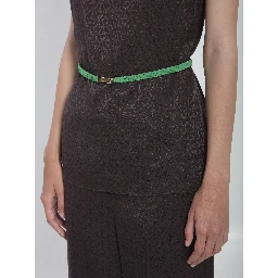 Silk jacquard top with Horsebit