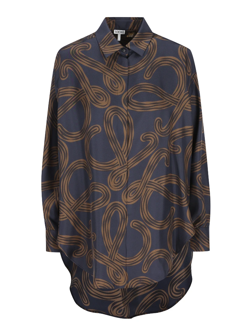 LOEWE PAULA'S IBIZA Shirts Brown/blue