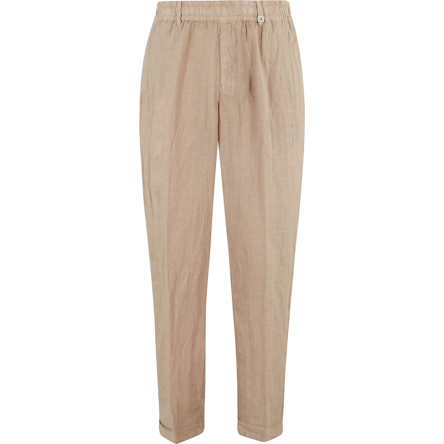 PANTA LACCIO LINO ELASTICO IN VITA