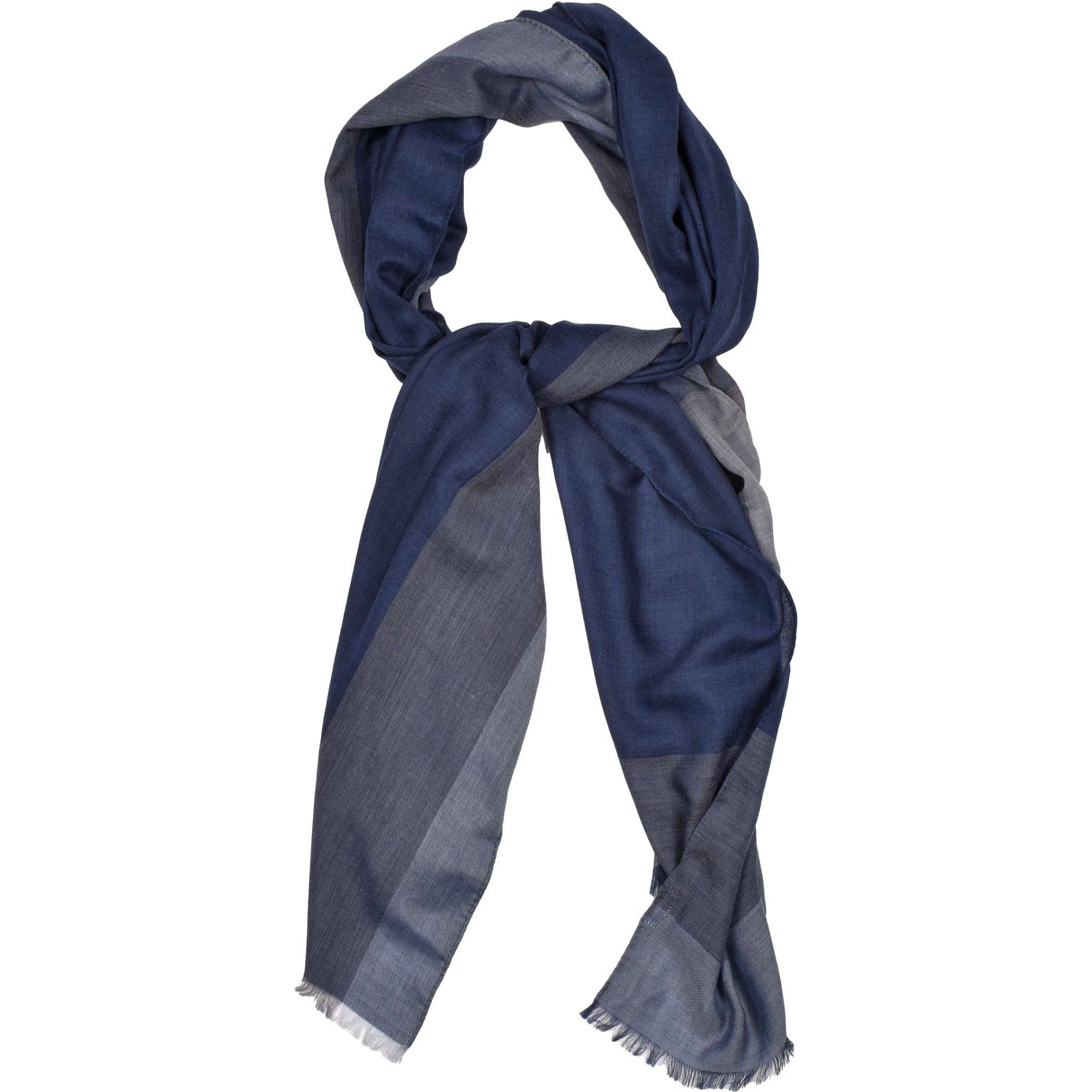 Bicolor Cashmere Scarf