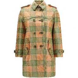 Multicolor Polyester Coat