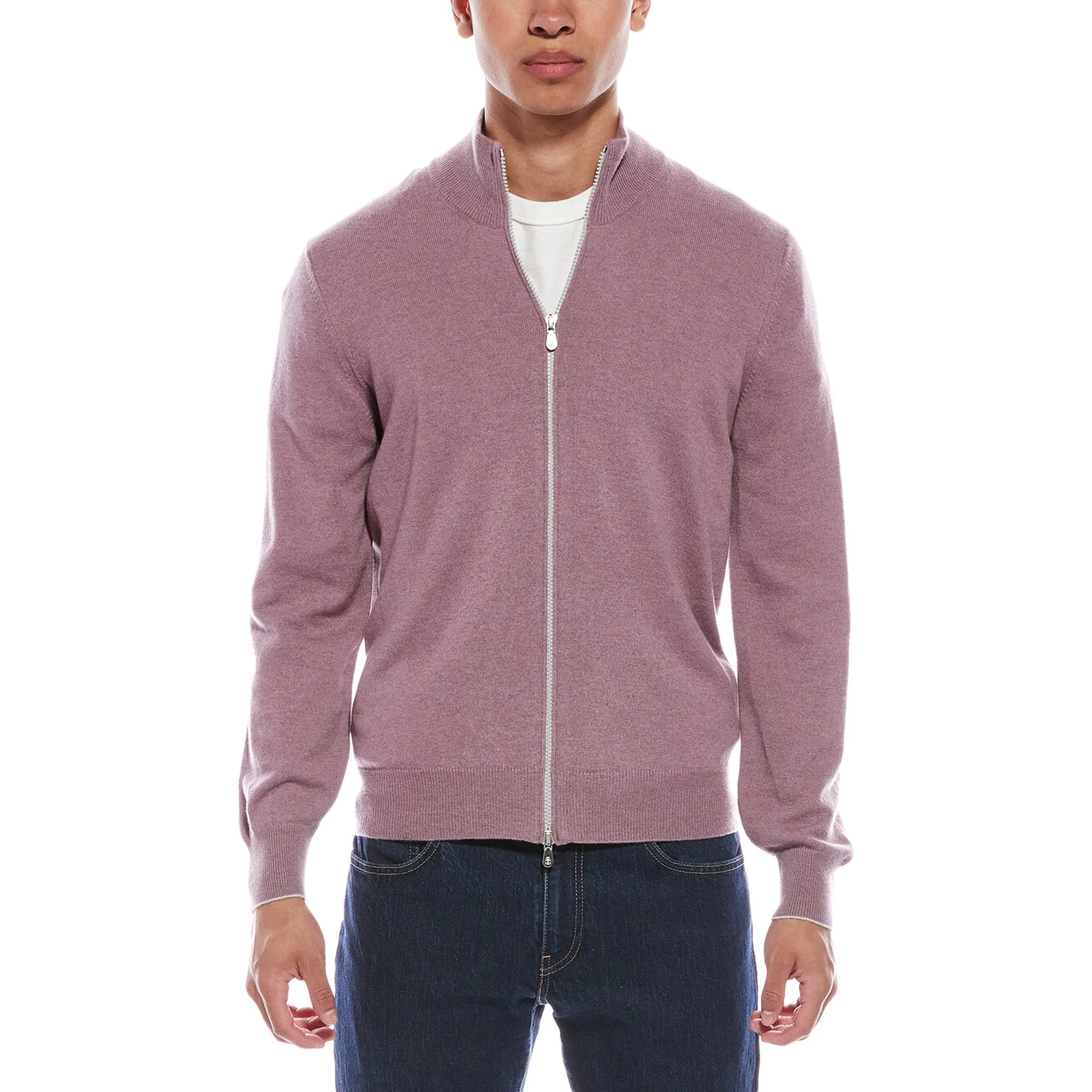 كنزة كشمير ثنائية اللون