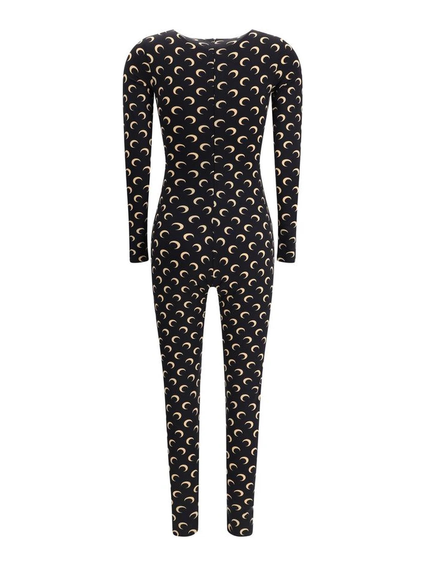 Brown Polyamide Jumpsuit