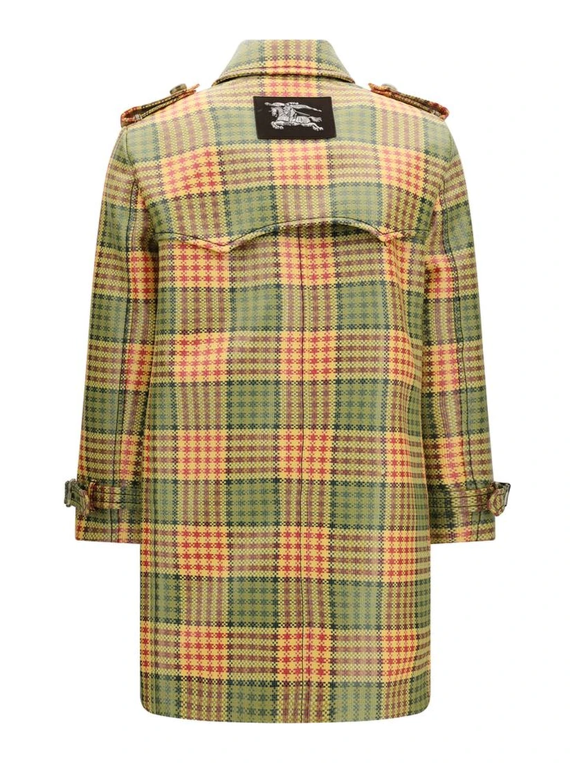 Multicolor Polyester Coat