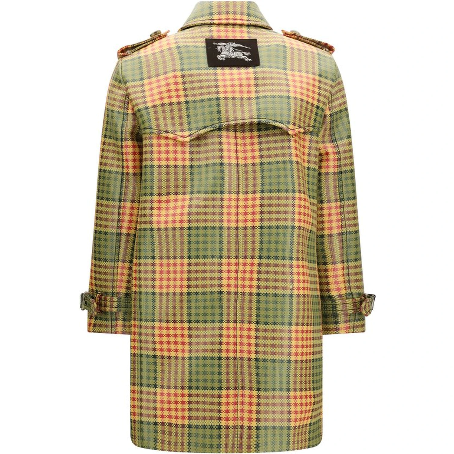 Multicolor Polyester Coat