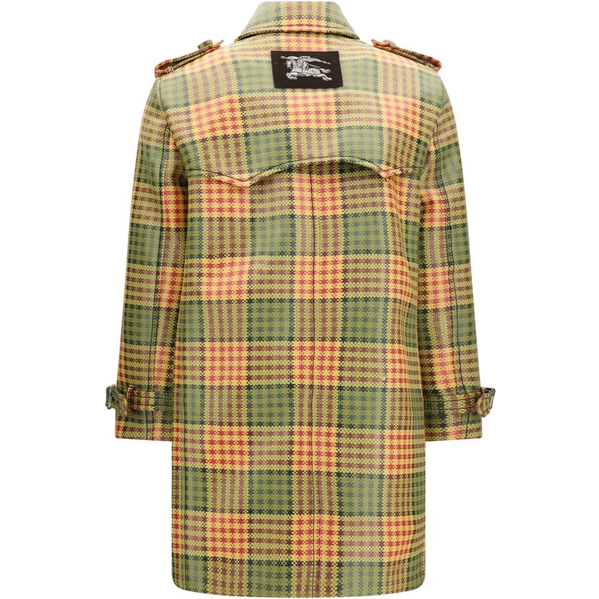 Multicolor Polyester Coat