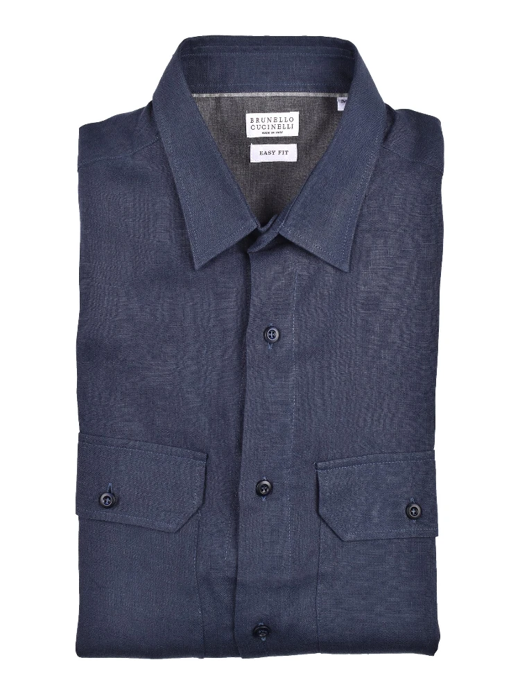 Blue Triacetate Shirt