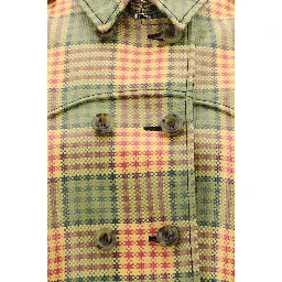 Multicolor Polyester Coat