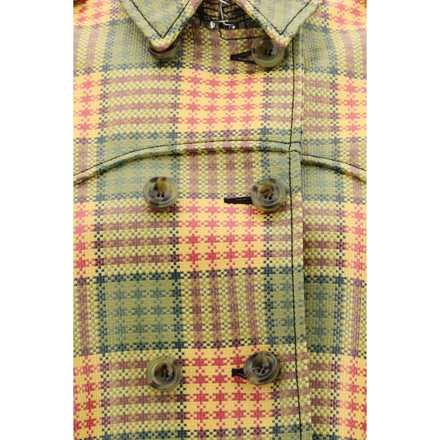 Multicolor Polyester Coat