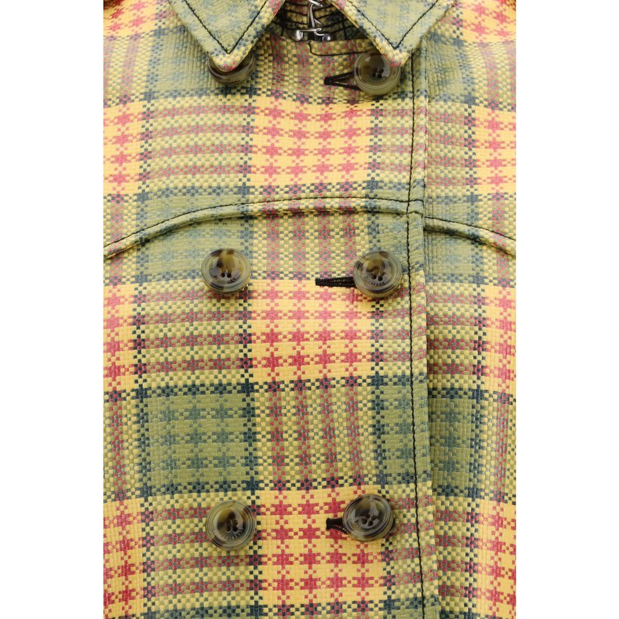Multicolor Polyester Coat