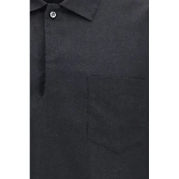 Black Linen Dress Shirt