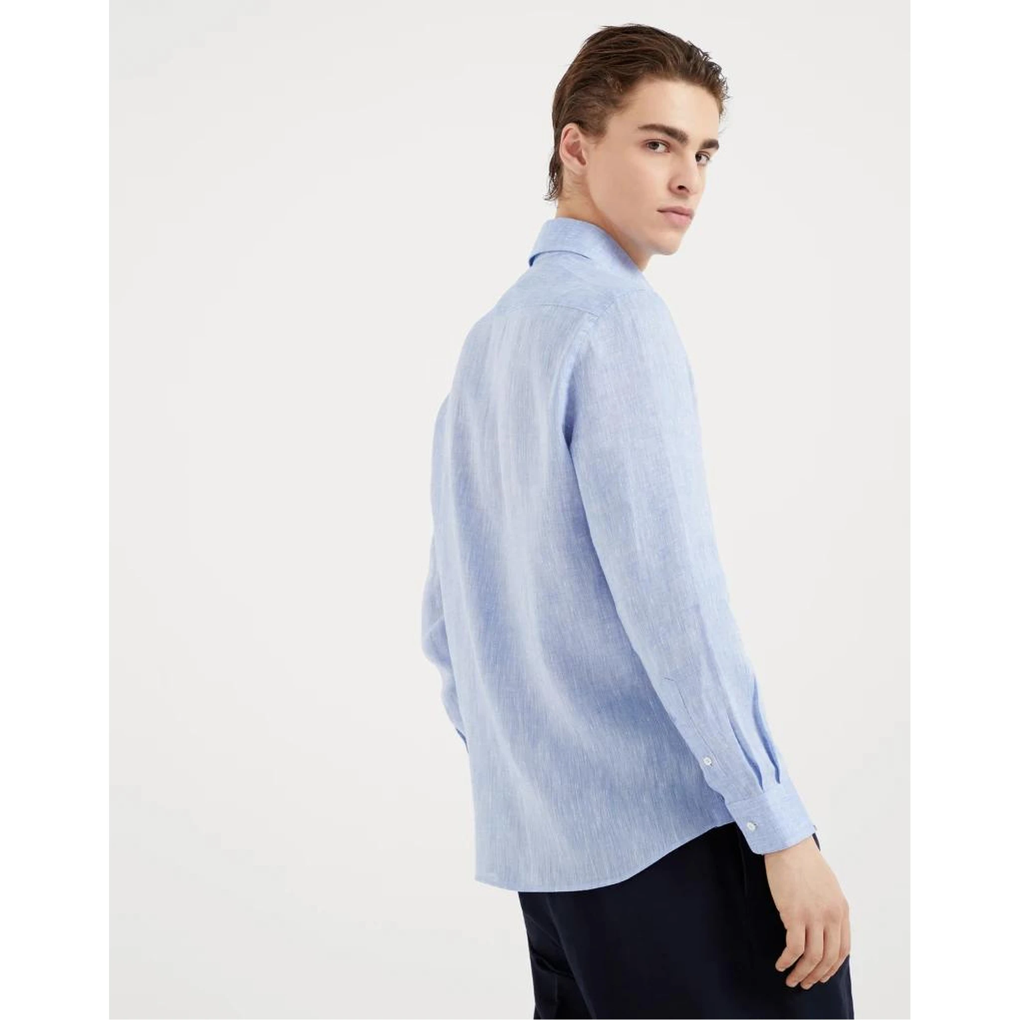 Blue Linen Shirt