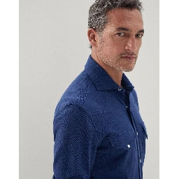 Blue Cotton Shirt