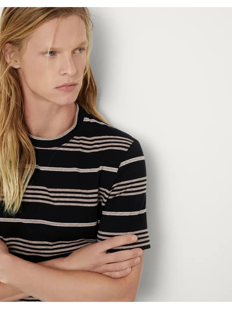 Bicolor Cotton T-Shirt alternative