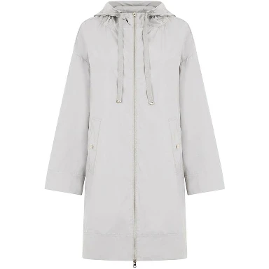 Gray Elastane Coat