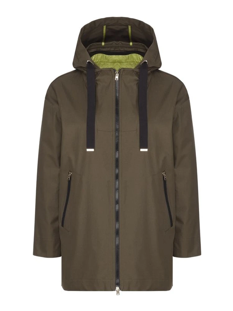 Bicolor Cotton Coat