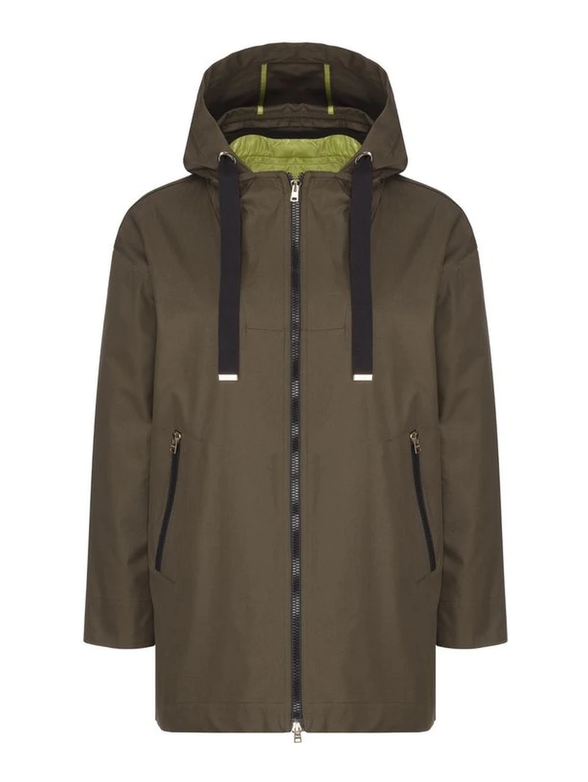 Bicolor Cotton Coat
