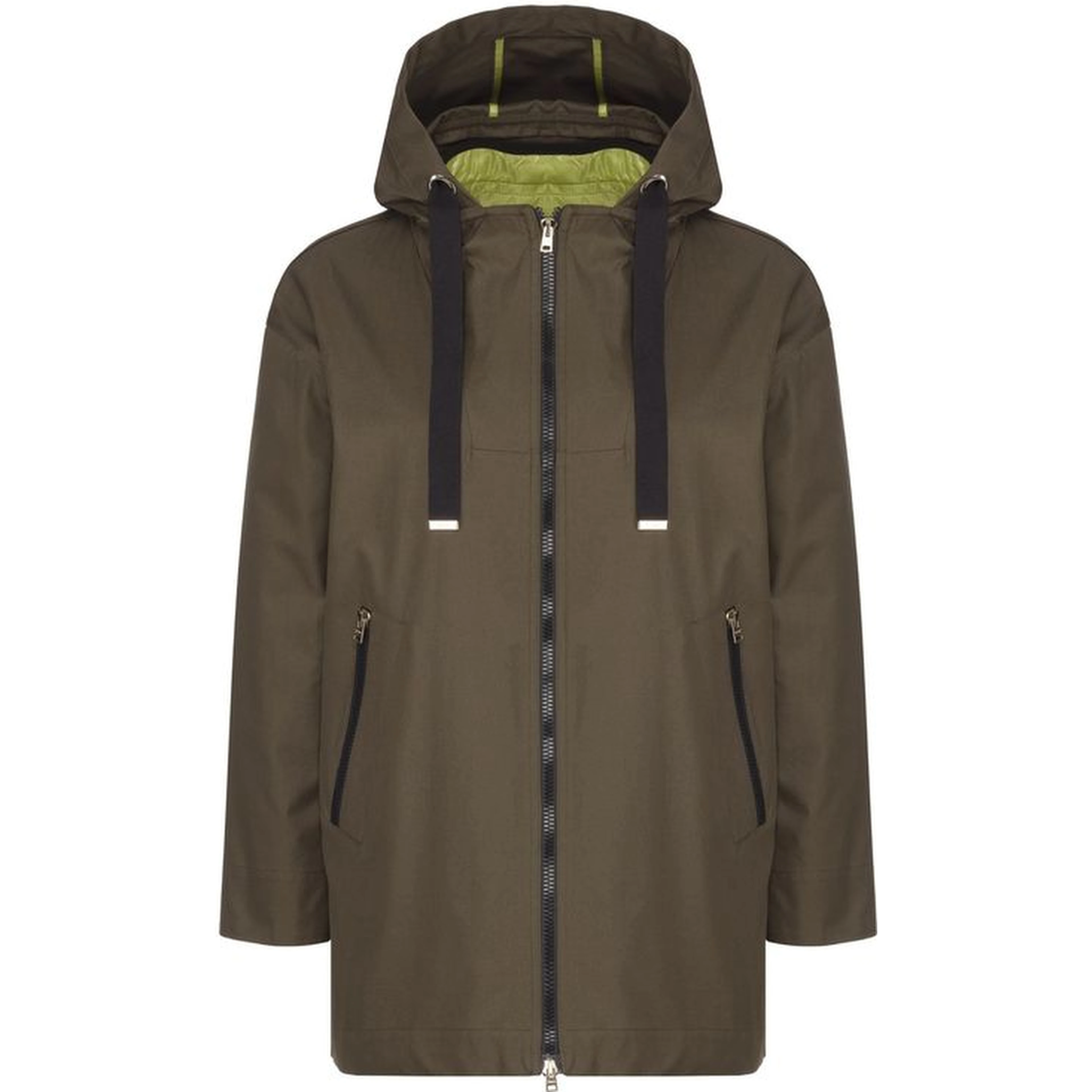 Bicolor Cotton Coat