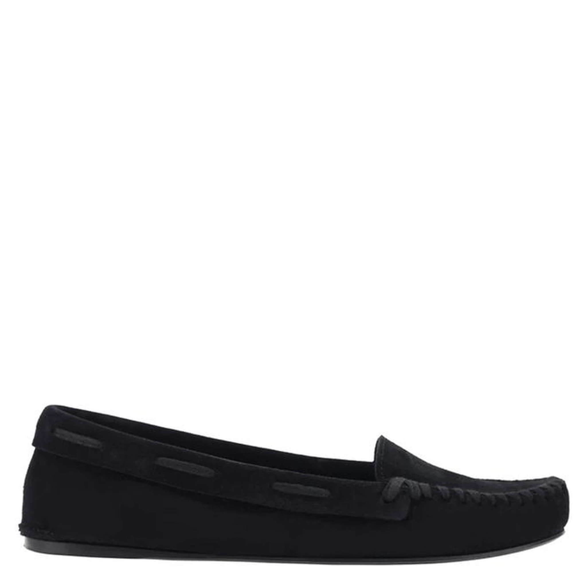 Black Calfskin Moccassin