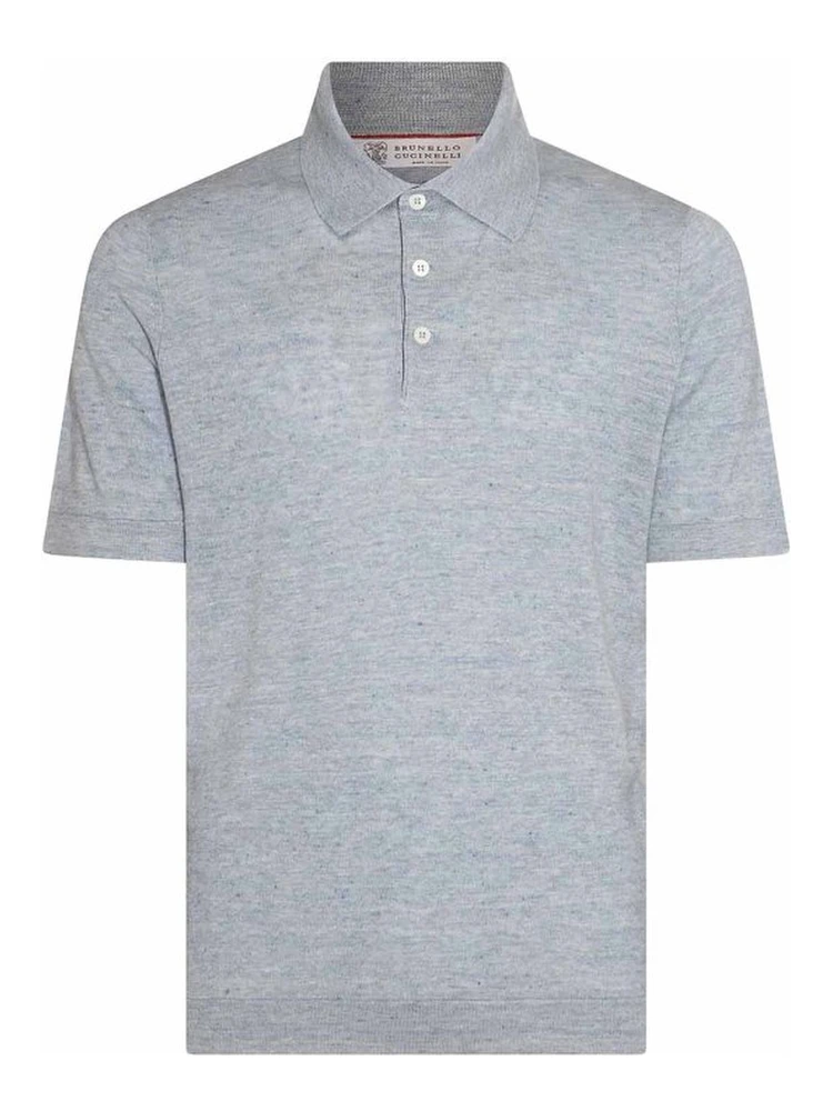 Light Blue Linen Shortsleeve Shirt