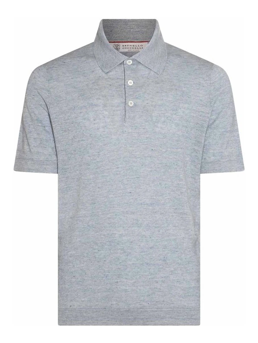 Light Blue Linen Shortsleeve Shirt