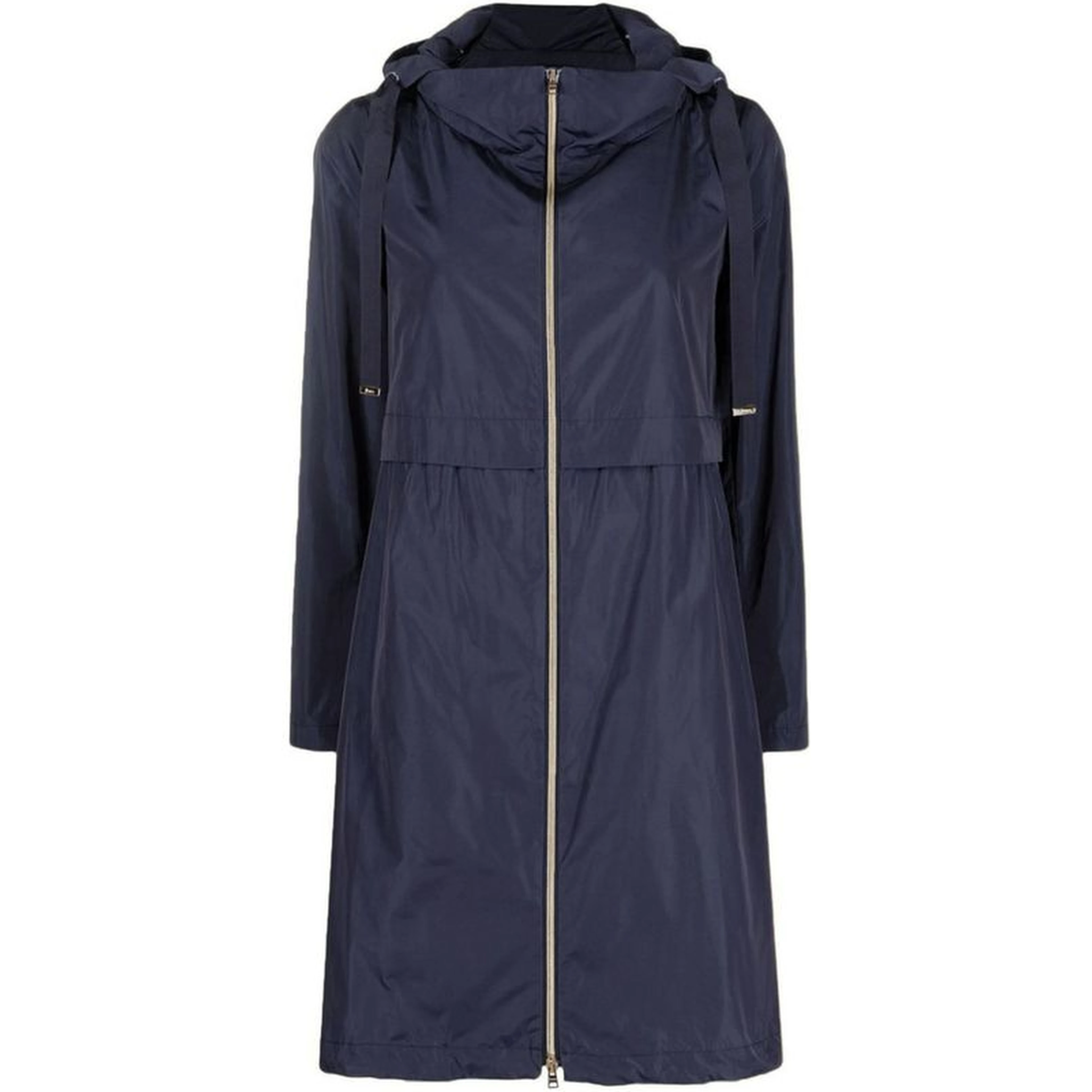 Blue Polyester Coat