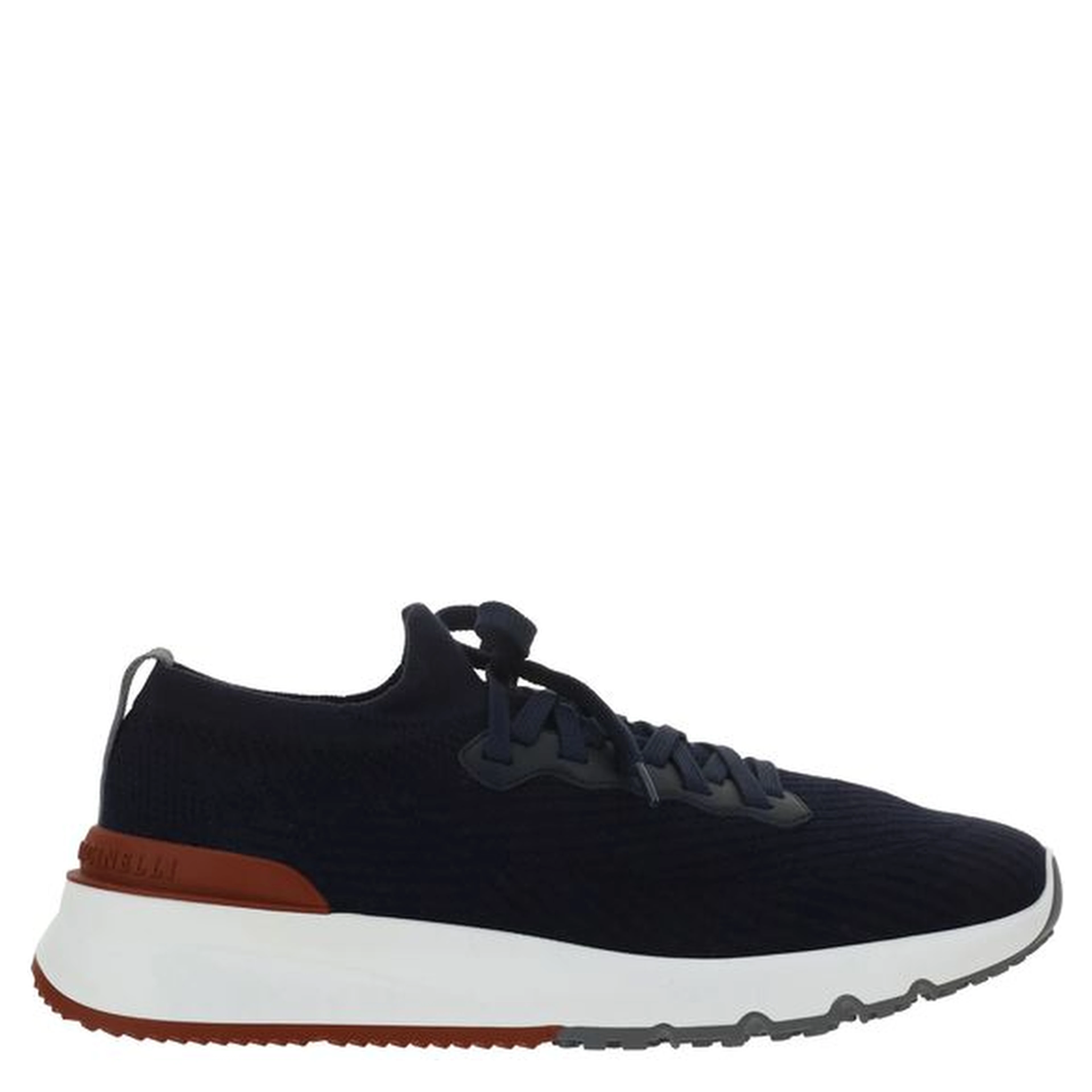 Blue Cotton Low Top Sneakers