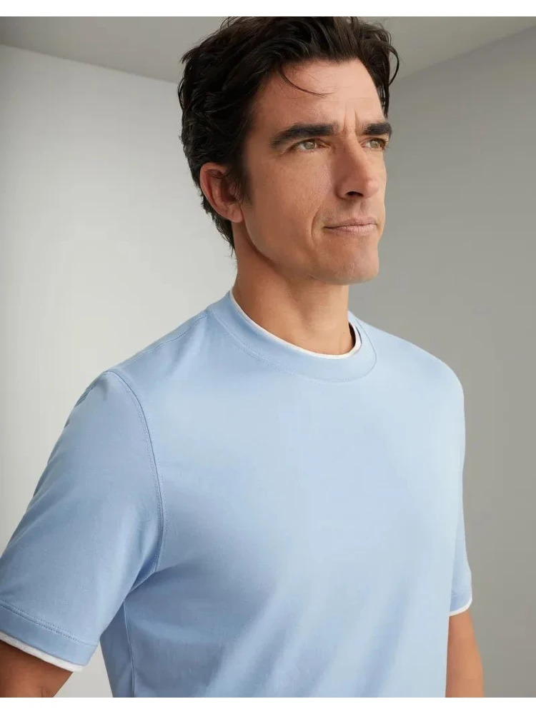 Bicolor Cotton T-Shirt alternative