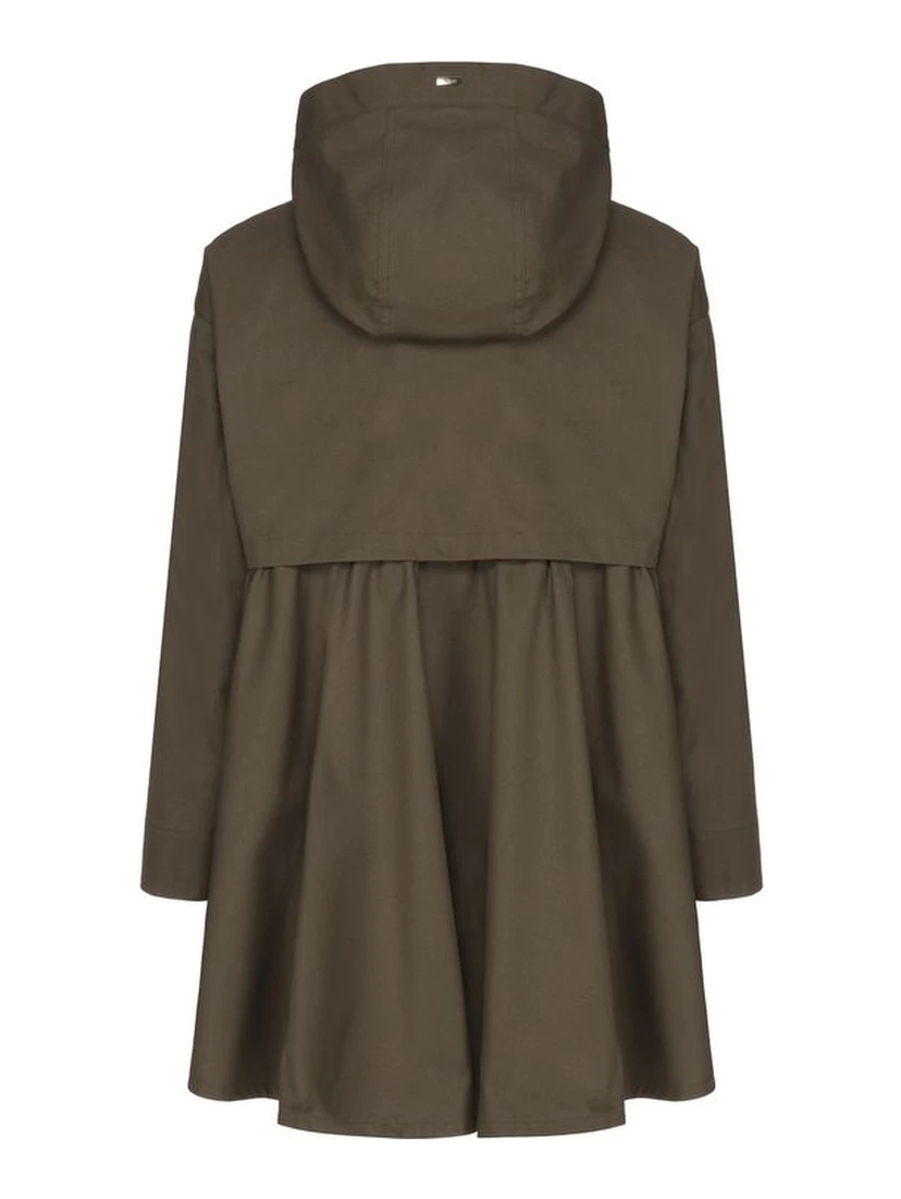 Bicolor Cotton Coat