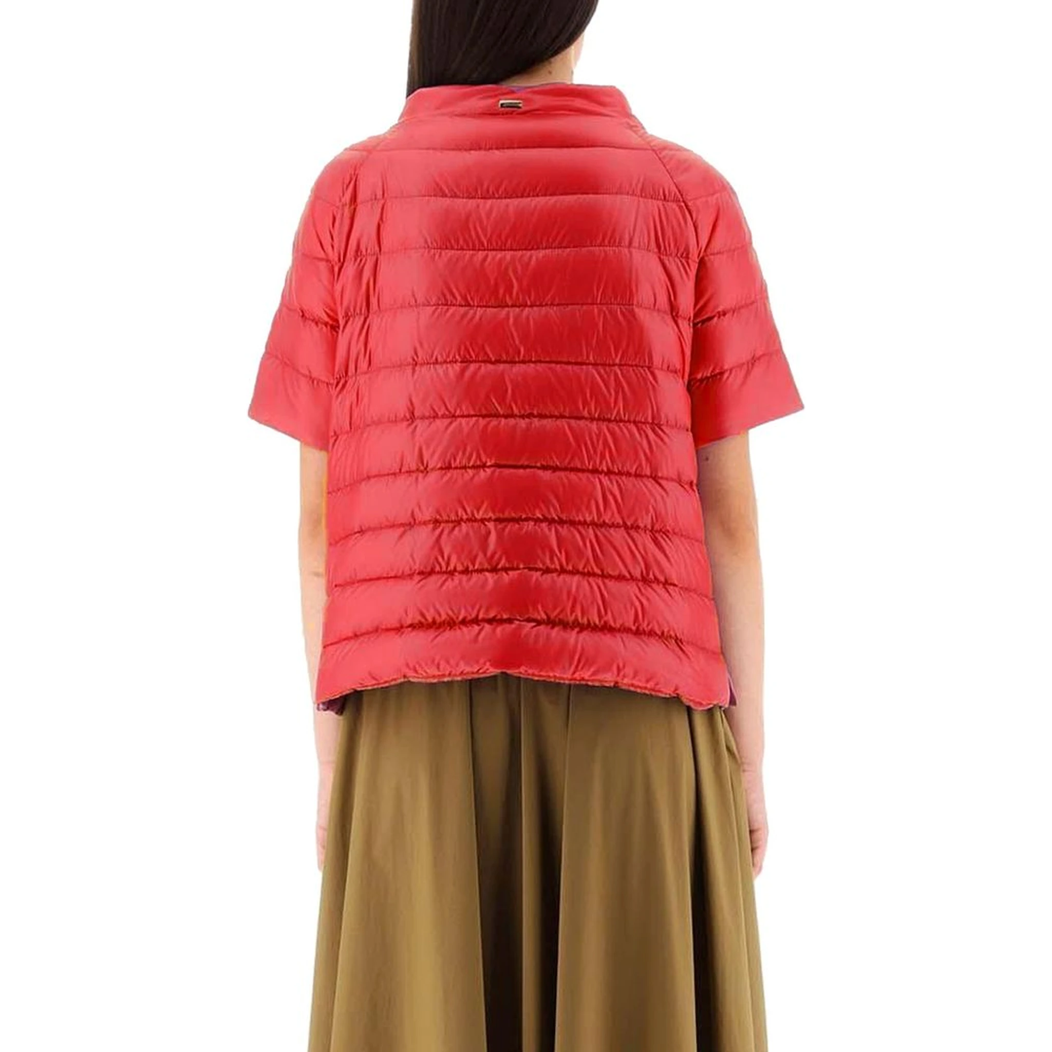 Multicolor Polyamide Full-Length Jacket
