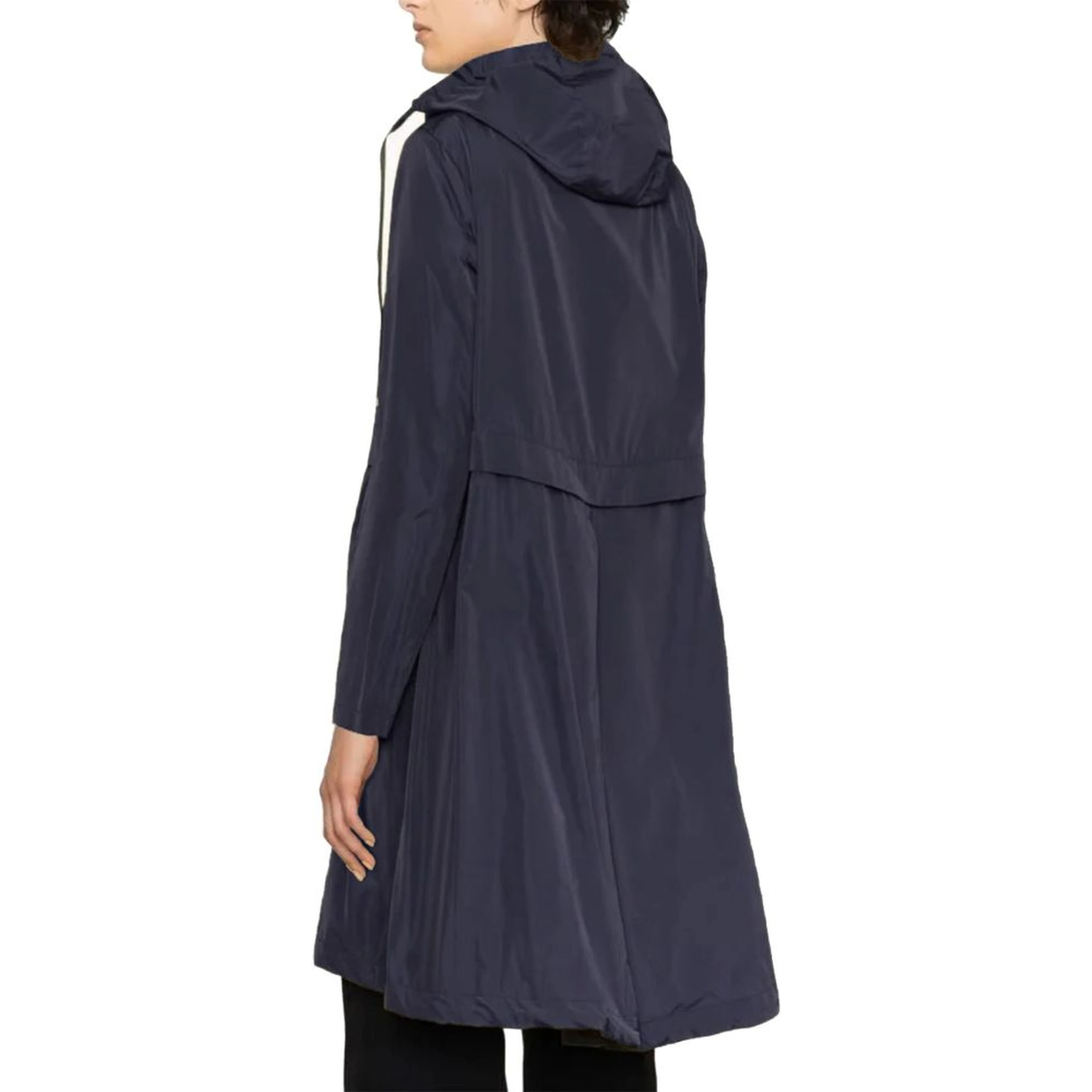 Blue Polyester Coat