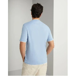 تيشيرت قطني ثنائي اللون