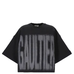T-SHIRT CROPPED CON LOGO